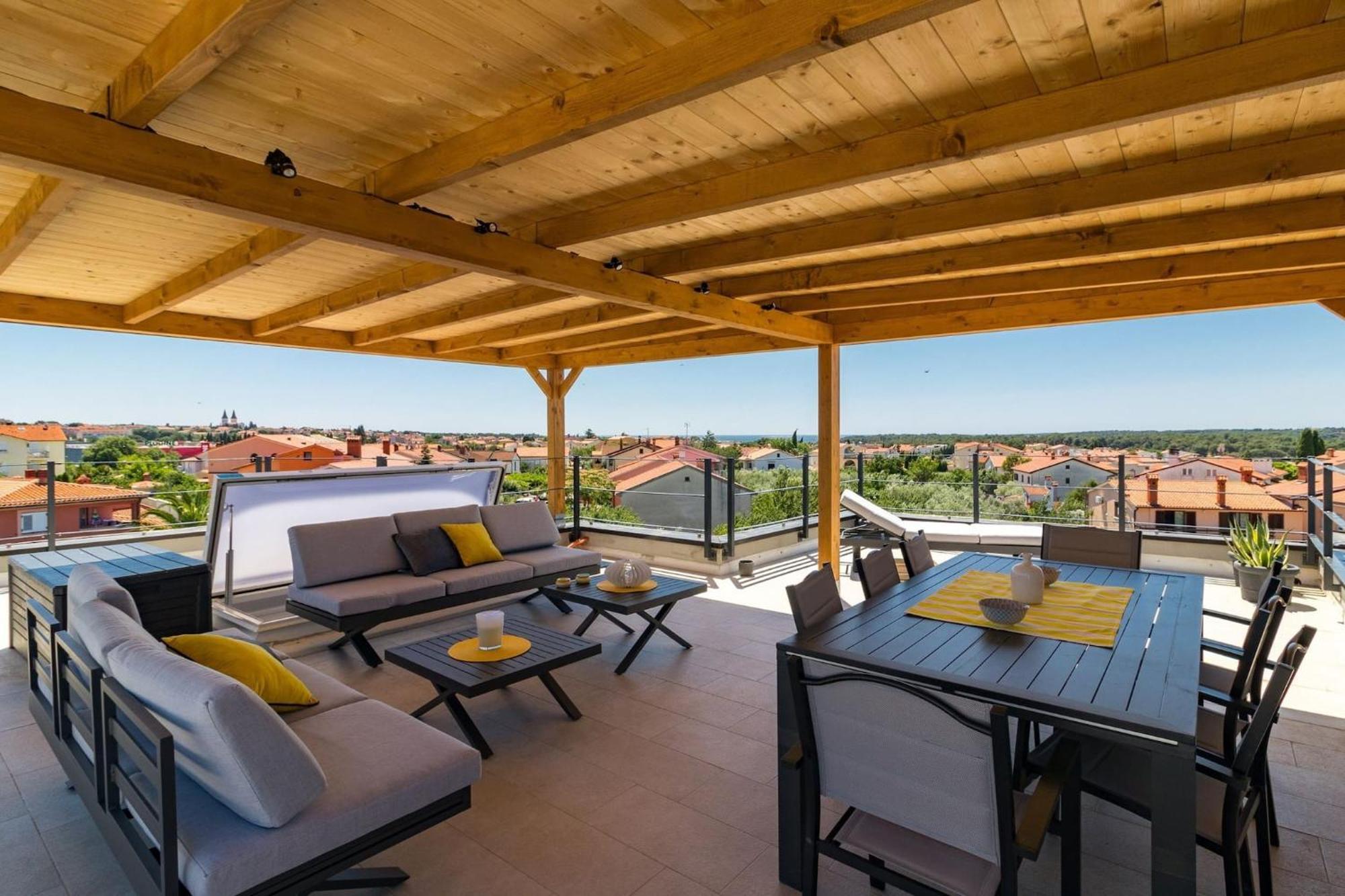 Penthouse Apartment Sax Medulin Kültér fotó
